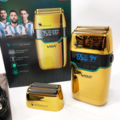 Електробритва Шейвер VGR V-350 чоловіча акумуляторна бритва для гоління з дисплеєм. Колір: золотий. Зображення №9 Електробритва Шейвер VGR V-350 чоловіча акумуляторна бритва для гоління з дисплеєм. Колір: золотий. Зображення №9