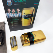 Електробритва Шейвер VGR V-350 чоловіча акумуляторна бритва для гоління з дисплеєм. Колір: золотий. Зображення №16 Електробритва Шейвер VGR V-350 чоловіча акумуляторна бритва для гоління з дисплеєм. Колір: золотий. Зображення №16