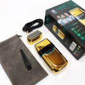 Електробритва Шейвер VGR V-350 чоловіча акумуляторна бритва для гоління з дисплеєм. Колір: золотий. Зображення №17 Електробритва Шейвер VGR V-350 чоловіча акумуляторна бритва для гоління з дисплеєм. Колір: золотий. Зображення №17