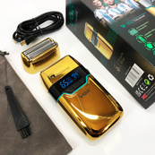 Електробритва Шейвер VGR V-350 чоловіча акумуляторна бритва для гоління з дисплеєм. Колір: золотий. Зображення №18 Електробритва Шейвер VGR V-350 чоловіча акумуляторна бритва для гоління з дисплеєм. Колір: золотий. Зображення №18