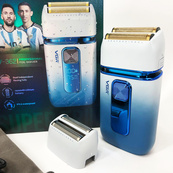 Електробритва-шейвер VGR V-362 чоловіча професійна для сухого гоління з тримером. Колір: білий. Зображення №7