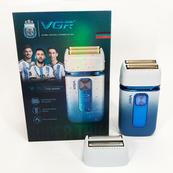 Електробритва-шейвер VGR V-362 чоловіча професійна для сухого гоління з тримером. Колір: білий. Зображення №10