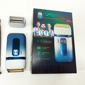 Електробритва-шейвер VGR V-362 чоловіча професійна для сухого гоління з тримером. Колір: білий. Зображення №18