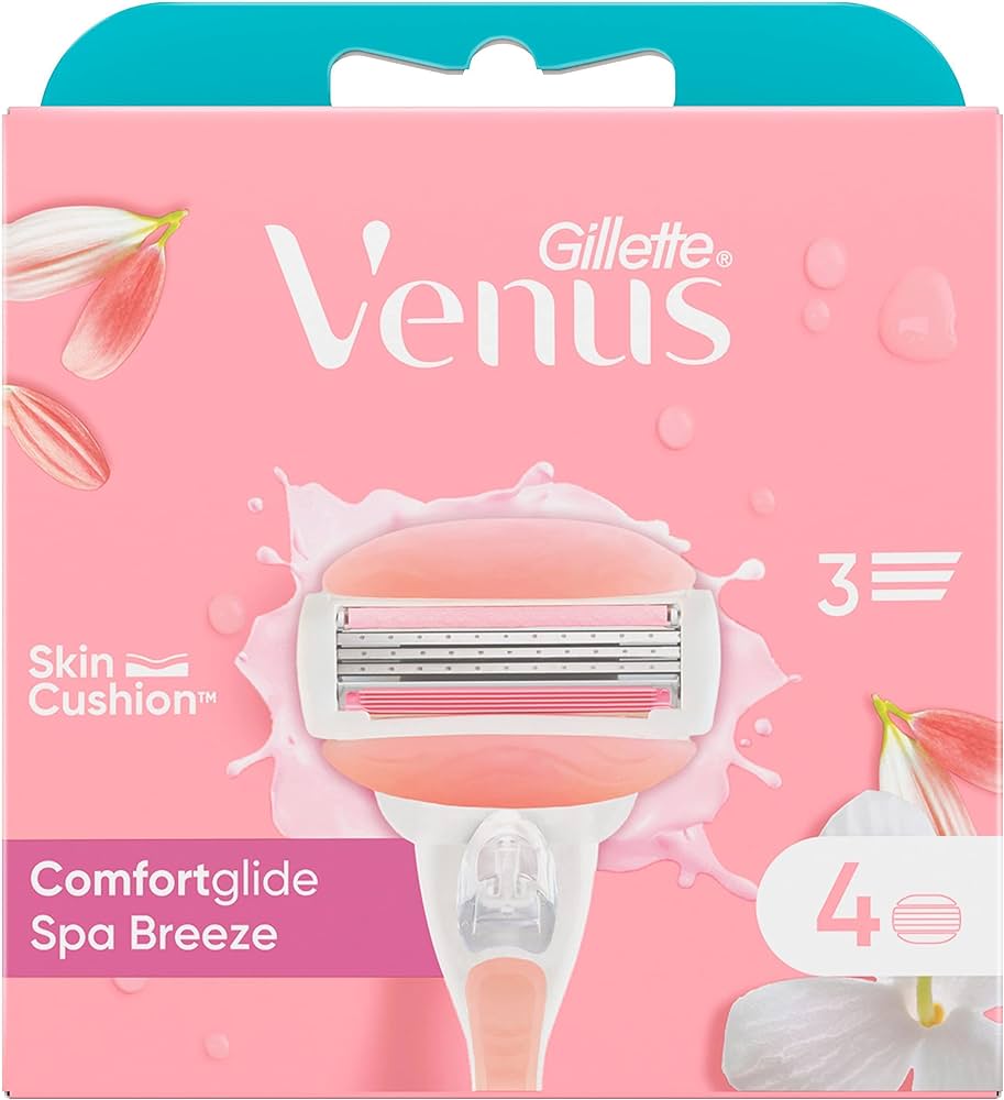 Змінні картриджі для гоління Venus ComfortGlide Spa Breeze 4 шт Змінні картриджі для гоління Venus ComfortGlide Spa Breeze 4 шт