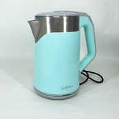 Электрочайник Suntera EKB-328B 2 Л, стильный электрический чайник, бесшумный чайник, электронный чайник. Изображение №2