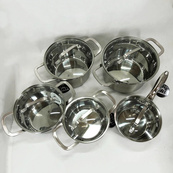 Набір посуду 10 предметів ASTRA A-2310, набір каструль для електроплити, збірний набір каструль. Зображення №3