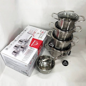 Набір посуду 10 предметів ASTRA A-2310, набір каструль для електроплити, збірний набір каструль. Зображення №6