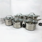 Набір посуду 10 предметів ASTRA A-2310, набір каструль для електроплити, збірний набір каструль. Зображення №8