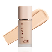 Тональна основа Neverti Soft Focus стійка зволожувальна, 32 мл (NP305), 001 Pinky Nude Світло-бежевий. Зображення №2