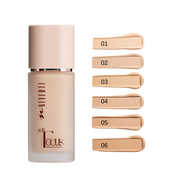 Тональна основа Neverti Soft Focus стійка зволожувальна, 32 мл (NP305), 003 Soft Nude Теплий бежевий. Зображення №3