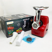 Мясорубка электрическая Rainberg RB-2319 с системой реверса насадка куббе 3000Вт Red. Изображение №4 Мясорубка электрическая Rainberg RB-2319 с системой реверса насадка куббе 3000Вт Red. Изображение №4