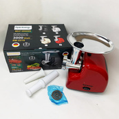 Мясорубка электрическая Rainberg RB-2319 с системой реверса насадка куббе 3000Вт Red. Изображение №6 Мясорубка электрическая Rainberg RB-2319 с системой реверса насадка куббе 3000Вт Red. Изображение №6