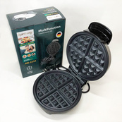 Вафельница электрическая круглая Rainberg RB-2254 компактная бытовая электровафельница для толстых вафель. Изображение №6