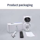 Ночник Проектор Астронавт звездного неба и галактики Космонавт 8 режимов с пультом ДУ. Изображение №5