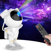 Ночник Проектор Астронавт звездного неба и галактики Космонавт 8 режимов с пультом ДУ. Изображение №9