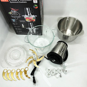 Блендер-измельчитель RAF R.7028 2 в 1, 300 Вт, 2 чаши, Бытовой мощный измельчитель продуктов. Изображение №4