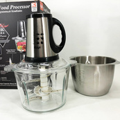 Блендер-измельчитель RAF R.7028 2 в 1, 300 Вт, 2 чаши, Бытовой мощный измельчитель продуктов. Изображение №8