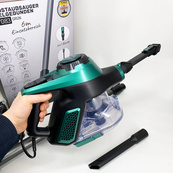 Вертикальный пылесос Adler AD 7083, зеленый – 700Вт, HEPA 13, контейнер 0.8 л. Изображение №4