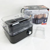 Яйцеварка на 8 яєць 800 Вт Adler AD 4486 Gun Metal. Зображення №11