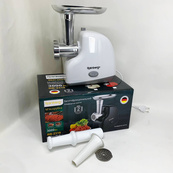 Мясорубка электрическая Rainberg RB-2319 с системой реверса насадка куббе 3000Вт White. Изображение №3