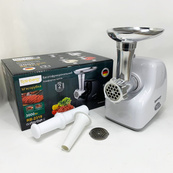 Мясорубка электрическая Rainberg RB-2319 с системой реверса насадка куббе 3000Вт White. Изображение №5