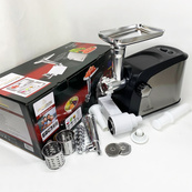 Електром'ясорубка Crownberg CB-4216 3200Вт м'ясорубка соковитискач з терками для овочів та реверсом. Зображення №2