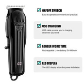 Машинка для стрижки волосся VGR V-982 LED Display, професійна електробритва, підстригальна машинка. Зображення №3 Машинка для стрижки волосся VGR V-982 LED Display, професійна електробритва, підстригальна машинка. Зображення №3