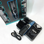 Машинка триммер 4в1 VGR V-172 для стрижки волос на аккумуляторе зарядка USB, электробритва для головы. Изображение №11