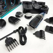 Машинка триммер 4в1 VGR V-172 для стрижки волос на аккумуляторе зарядка USB, электробритва для головы. Изображение №13