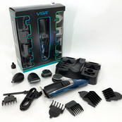 Машинка триммер 4в1 VGR V-172 для стрижки волос на аккумуляторе зарядка USB, электробритва для головы. Изображение №16