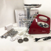 Електром'ясорубка Suntera SMG-5420R 1800 Вт, електром'ясорубка соковитискач для томатів, м'ясорубка для дому. Зображення №2