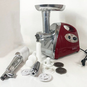 Електром'ясорубка Suntera SMG-5420R 1800 Вт, електром'ясорубка соковитискач для томатів, м'ясорубка для дому. Зображення №10