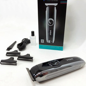 Машинка для стрижки VGR V-168 бездротова з комплектом насадок, Електробритва для голови. Зображення №2