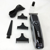 Машинка для стрижки VGR V-168 бездротова з комплектом насадок, Електробритва для голови. Зображення №4