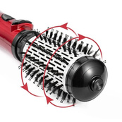 Фен щітка для сушіння волосся, що обертається Gemei GM-4829, Стайлер для укладання, браш повітряний, плойка гребінець. Зображення №4