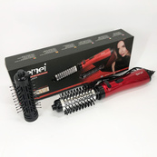 Фен щітка для сушіння волосся, що обертається Gemei GM-4829, Стайлер для укладання, браш повітряний, плойка гребінець. Зображення №9