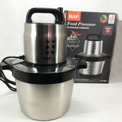 Кухонный блендер-измельчитель RAF R.7008 6 л 1600 Вт, Мощный измельчитель с чашей нержавеющая сталь. Изображение №6 Кухонный блендер-измельчитель RAF R.7008 6 л 1600 Вт, Мощный измельчитель с чашей нержавеющая сталь. Изображение №6