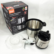 Кухонный блендер-измельчитель RAF R.7008 6 л 1600 Вт, Мощный измельчитель с чашей нержавеющая сталь. Изображение №8 Кухонный блендер-измельчитель RAF R.7008 6 л 1600 Вт, Мощный измельчитель с чашей нержавеющая сталь. Изображение №8