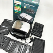 Мультимейкер бутербродница 6 в 1 Rainberg RB-2276 съемные формы с антипригарным покрытием 2200 Вт. Изображение №6 Мультимейкер бутербродница 6 в 1 Rainberg RB-2276 съемные формы с антипригарным покрытием 2200 Вт. Изображение №6