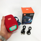 Портативна Bluetooth колонка TG339 5W з RGB підсвічуванням, Гучна блютуз колонка. Колір: червоний. Зображення №2