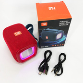 Портативна Bluetooth колонка TG339 5W з RGB підсвічуванням, Гучна блютуз колонка. Колір: червоний. Зображення №6