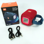 Портативна Bluetooth колонка TG339 5W з RGB підсвічуванням, Гучна блютуз колонка. Колір: червоний. Зображення №8