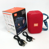 Портативна Bluetooth колонка TG339 5W з RGB підсвічуванням, Гучна блютуз колонка. Колір: червоний. Зображення №13