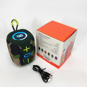Портативна Bluetooth колонка TG658 8W з RGB підсвічуванням, Гучна блютуз колонка. Колір: камуфляж. Зображення №2