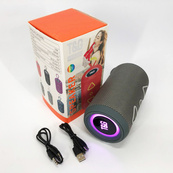 Bluetooth колонка портативная TG656 FM-радио, Громкая блютуз колонка, Колонка для вечеринки. Цвет: серый. Изображение №6