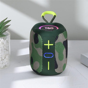 Портативна Bluetooth колонка TG658 8W з RGB підсвічуванням, Гучна блютуз колонка. Колір: камуфляж. Зображення №3