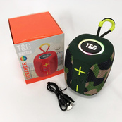Портативна Bluetooth колонка TG658 8W з RGB підсвічуванням, Гучна блютуз колонка. Колір: камуфляж. Зображення №9