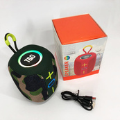 Портативна Bluetooth колонка TG658 8W з RGB підсвічуванням, Гучна блютуз колонка. Колір: камуфляж. Зображення №16