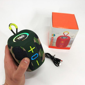 Портативна Bluetooth колонка TG658 8W з RGB підсвічуванням, Гучна блютуз колонка. Колір: камуфляж. Зображення №17