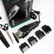 Машинка для стрижки VGR V-130 проводная профессиональная с насадками для окантовки триммер для волос. Изображение №2 Машинка для стрижки VGR V-130 проводная профессиональная с насадками для окантовки триммер для волос. Изображение №2